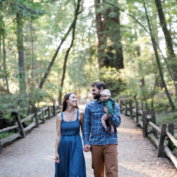 Santa Cruz Redwoods Family Walking