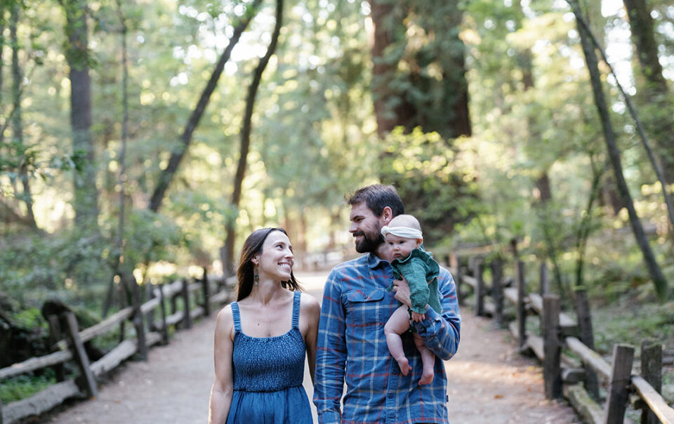Santa Cruz Redwoods Family Walking