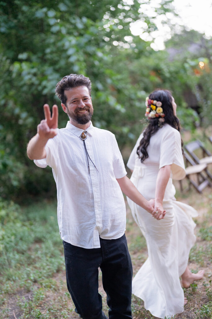 Camp Joy Santa Cruz Wedding cute couple